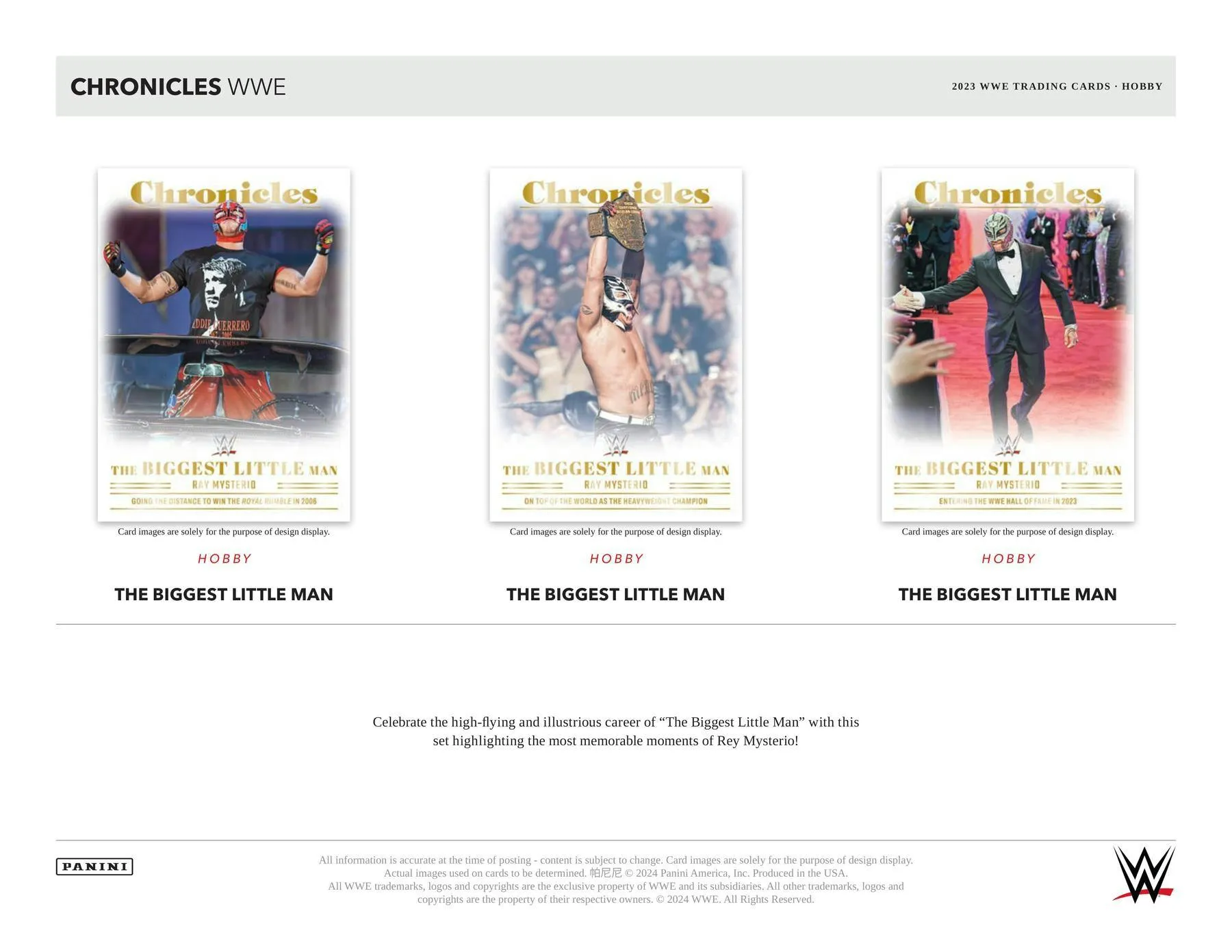 2023 Panini Chronicles WWE Hobby