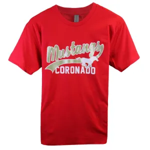Adult QuarterFour Next Level Coronado Mustangs S/S Tee