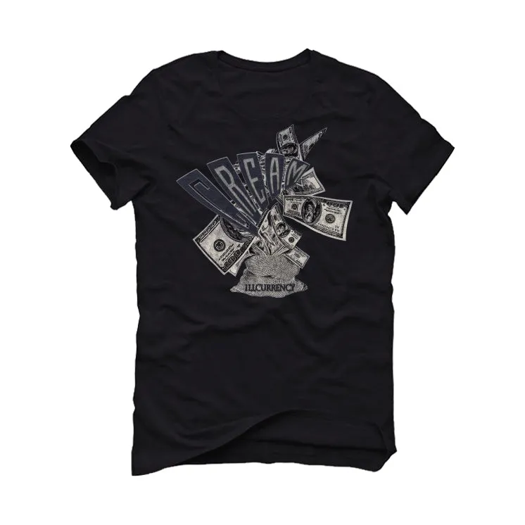 Air Jordan 6 Georgetown - Black T-Shirt (CREAM)
