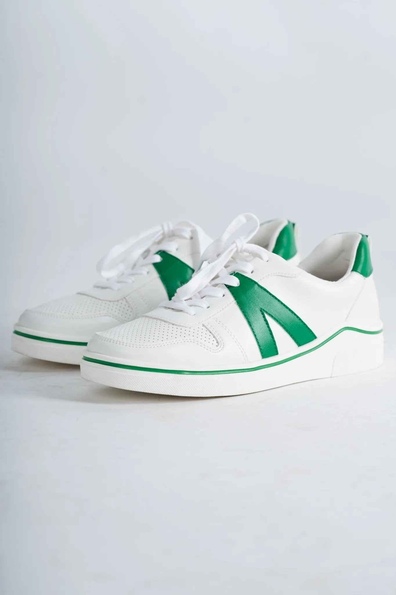 Alta color block sneaker white/green