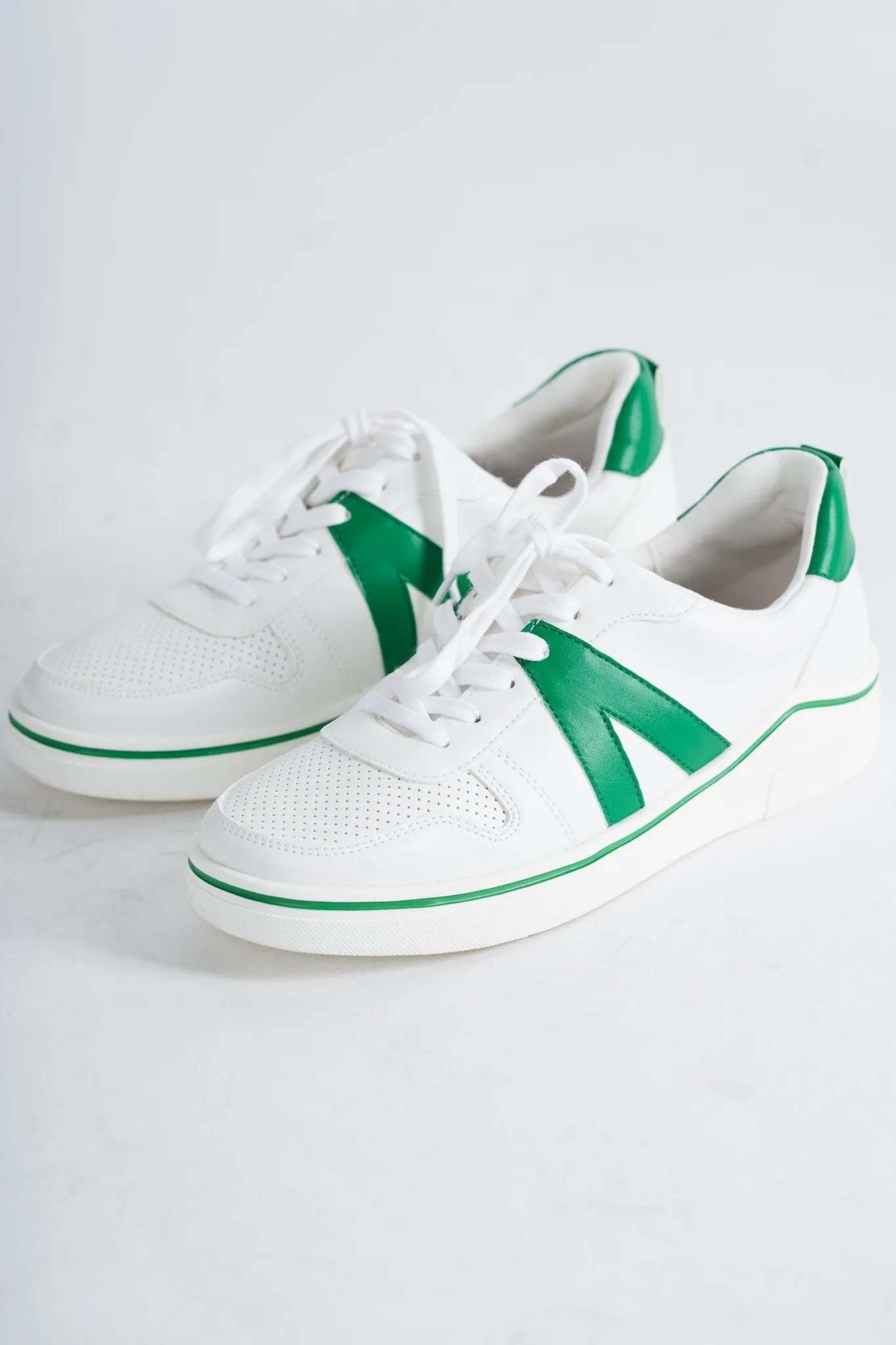 Alta color block sneaker white/green