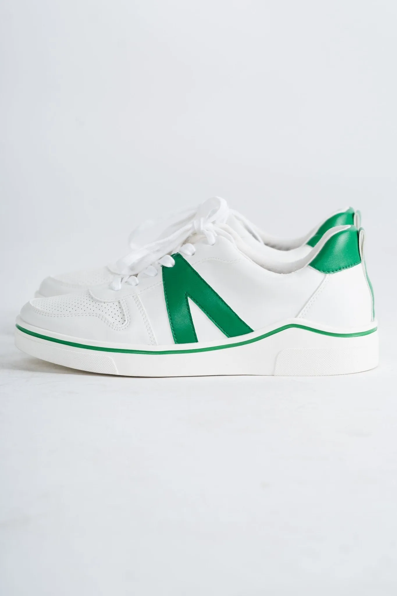 Alta color block sneaker white/green