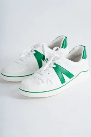Alta color block sneaker white/green