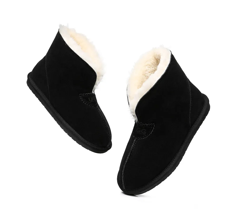 AUSTRALIAN SHEPHERD® UGG Slippers Sheepskin Wool Ankle Parker