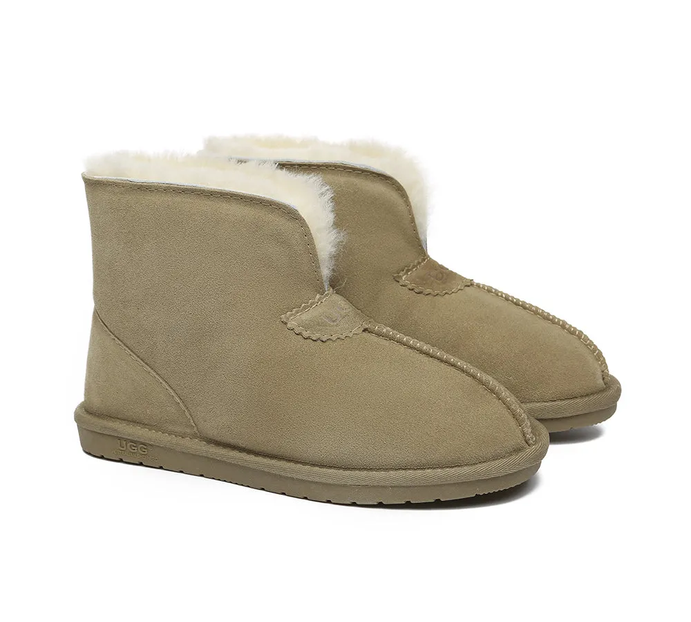 AUSTRALIAN SHEPHERD® UGG Slippers Sheepskin Wool Ankle Parker