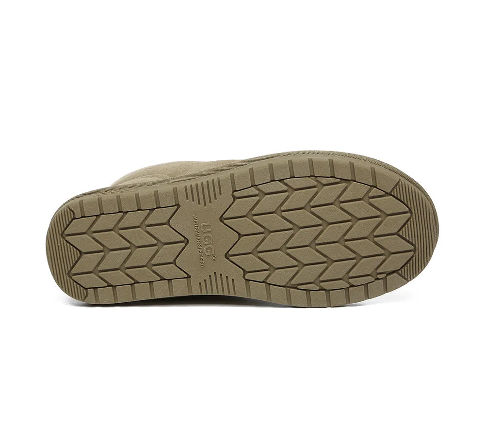 AUSTRALIAN SHEPHERD® UGG Slippers Sheepskin Wool Ankle Parker