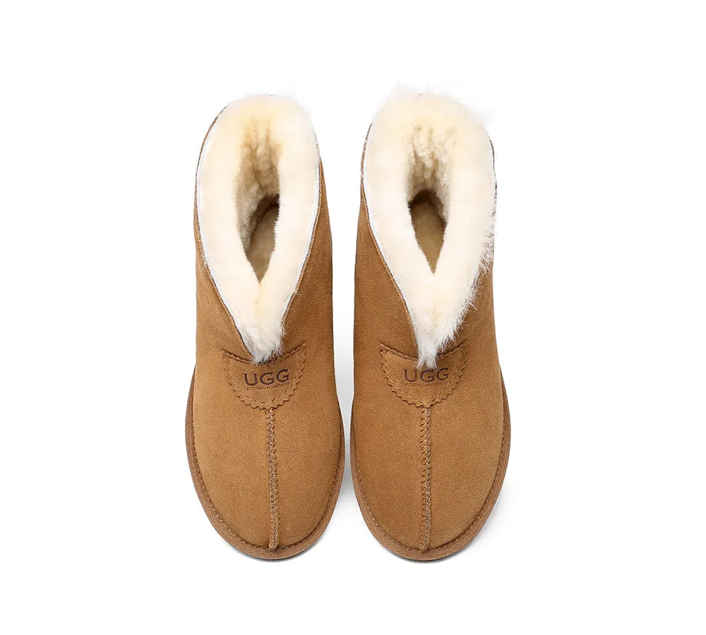 AUSTRALIAN SHEPHERD® UGG Slippers Sheepskin Wool Ankle Parker