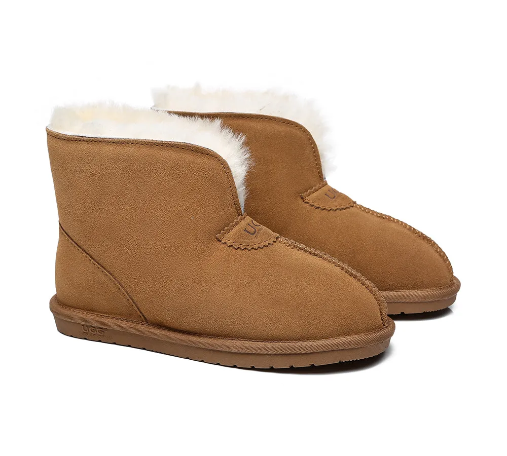 AUSTRALIAN SHEPHERD® UGG Slippers Sheepskin Wool Ankle Parker