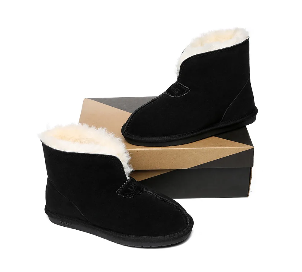 AUSTRALIAN SHEPHERD® UGG Slippers Sheepskin Wool Ankle Parker