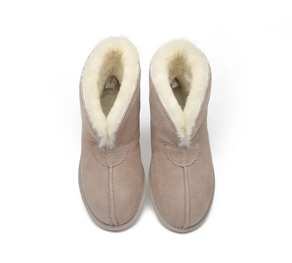 AUSTRALIAN SHEPHERD® UGG Slippers Sheepskin Wool Ankle Parker