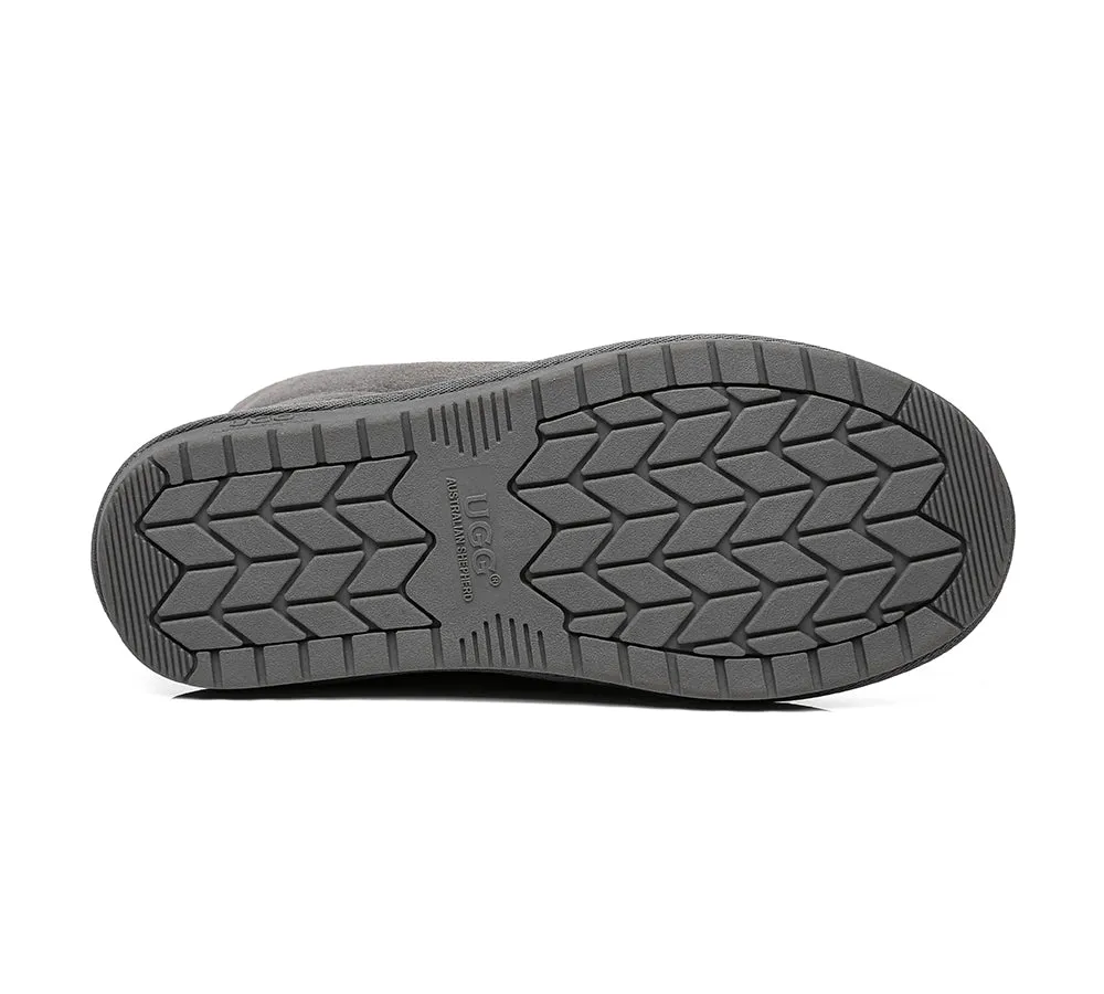 AUSTRALIAN SHEPHERD® UGG Slippers Sheepskin Wool Ankle Parker