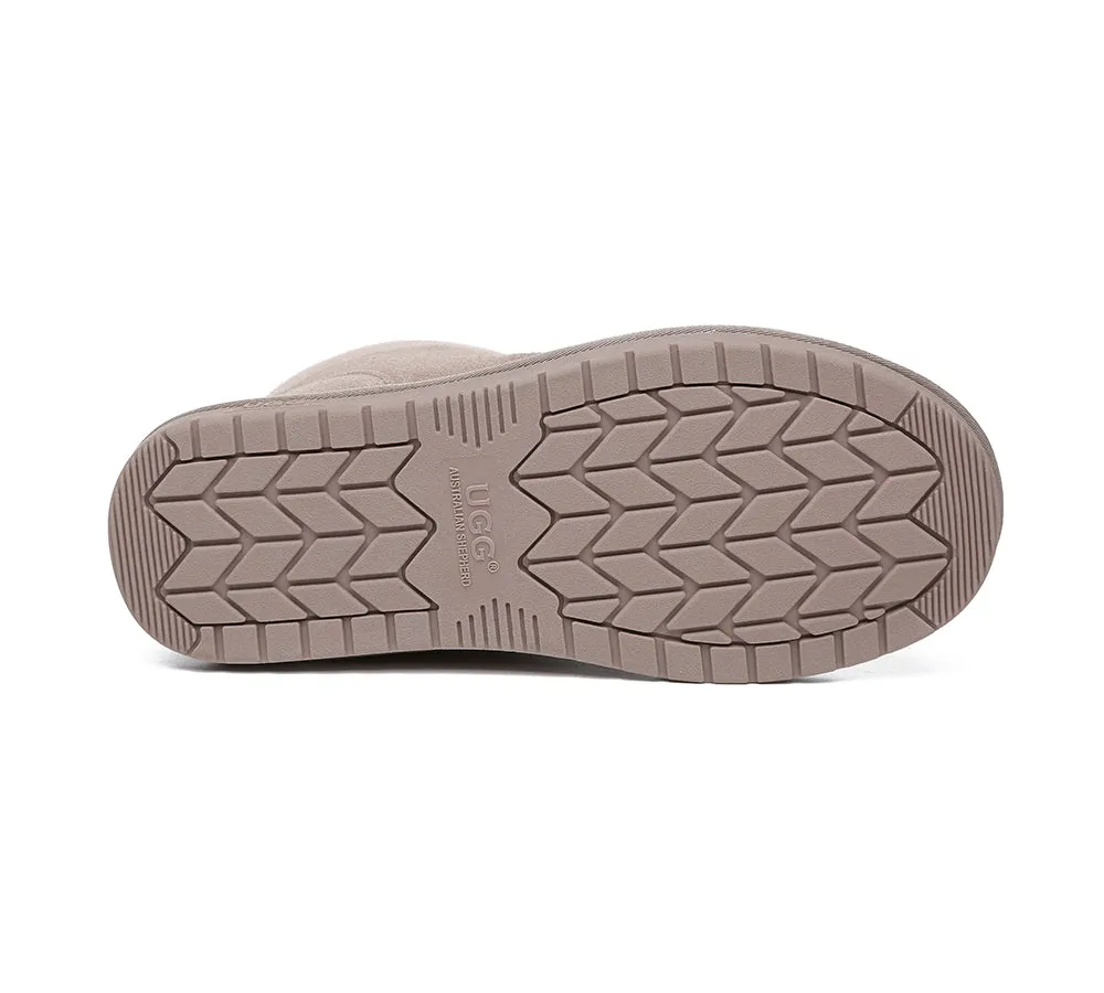 AUSTRALIAN SHEPHERD® UGG Slippers Sheepskin Wool Ankle Parker