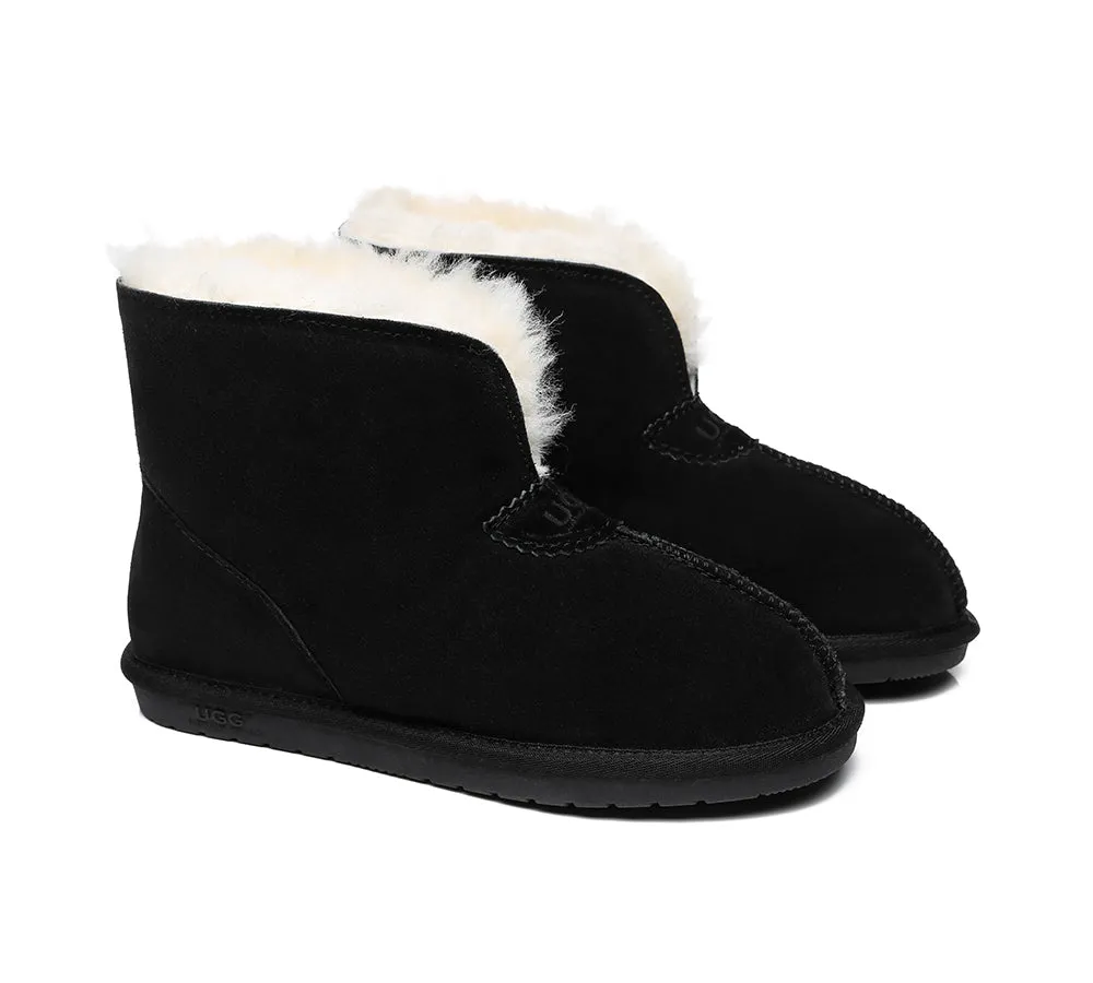 AUSTRALIAN SHEPHERD® UGG Slippers Sheepskin Wool Ankle Parker