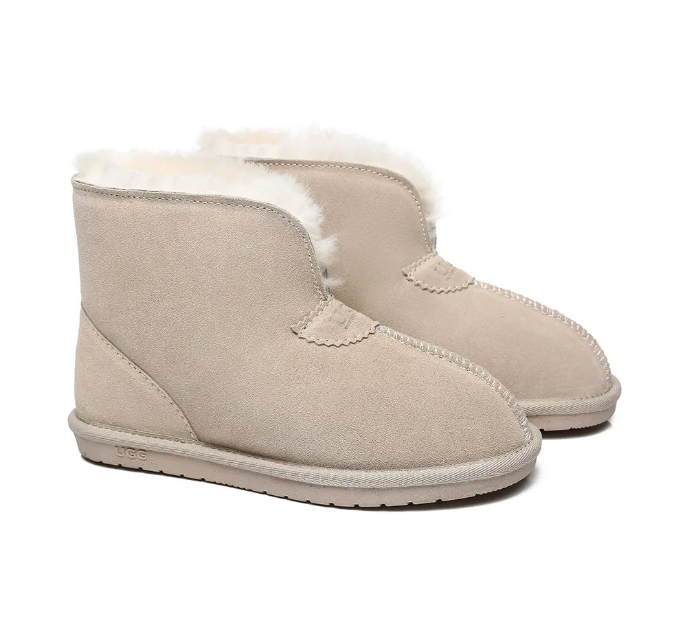 AUSTRALIAN SHEPHERD® UGG Slippers Sheepskin Wool Ankle Parker