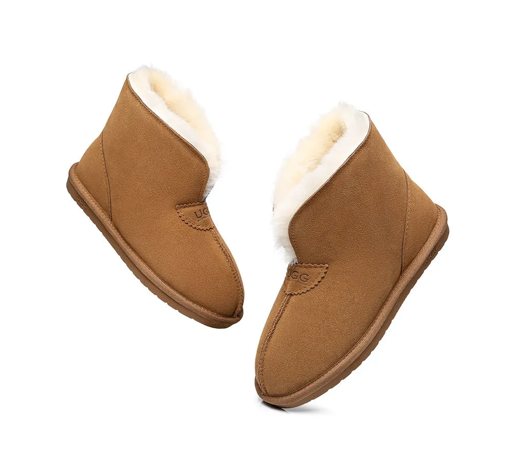 AUSTRALIAN SHEPHERD® UGG Slippers Sheepskin Wool Ankle Parker