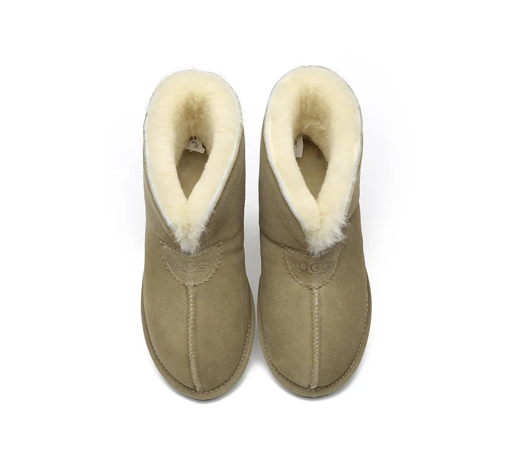 AUSTRALIAN SHEPHERD® UGG Slippers Sheepskin Wool Ankle Parker