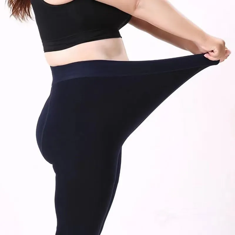 Black Thermal Fleece Lined Tights - Olivia