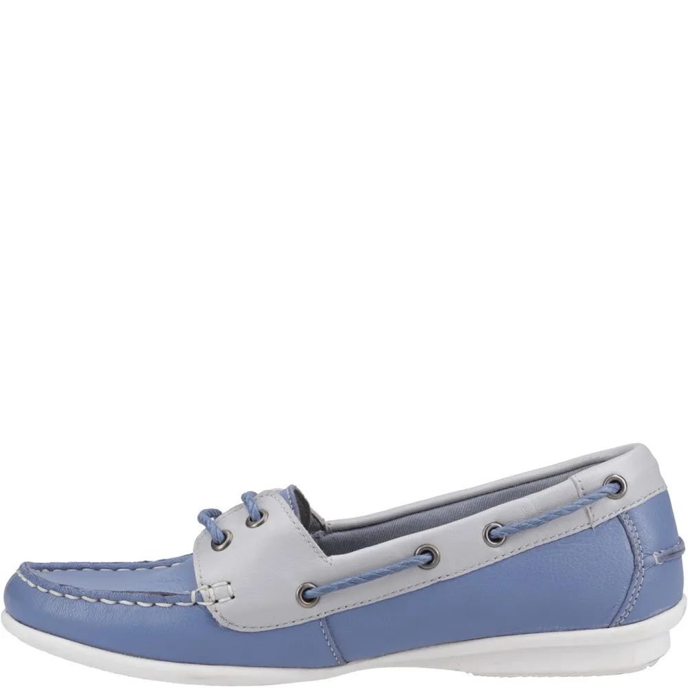 Blue Irene Boat Shoes