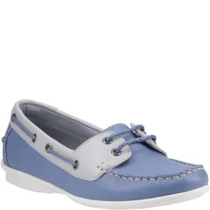 Blue Irene Boat Shoes