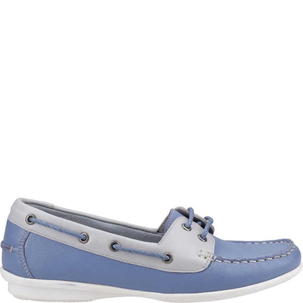 Blue Irene Boat Shoes