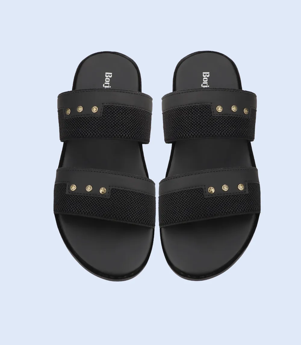 BM5824-BLACK-Men Slipper