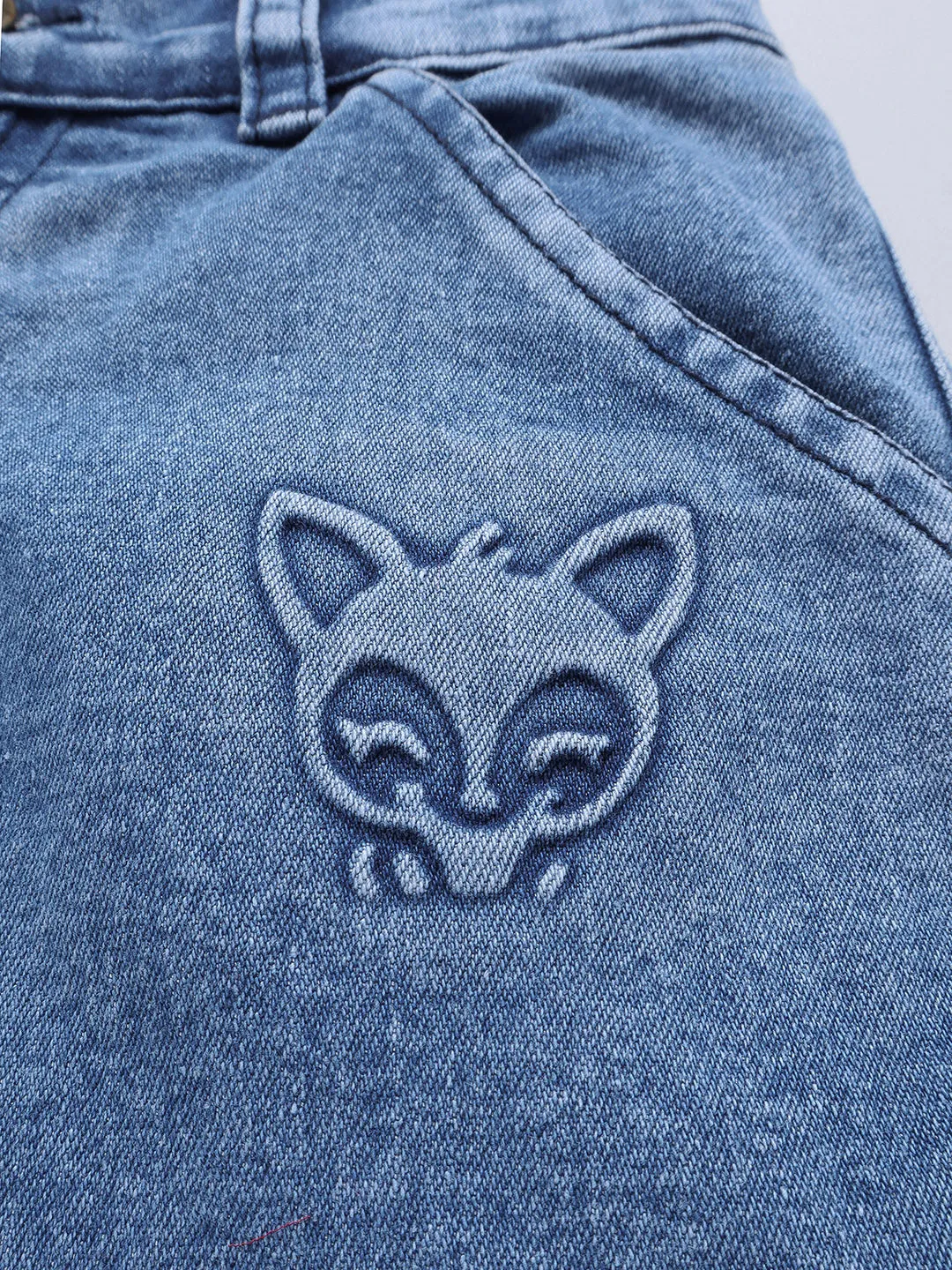 Cotton Denim Flared Jeans for Girls & Boys