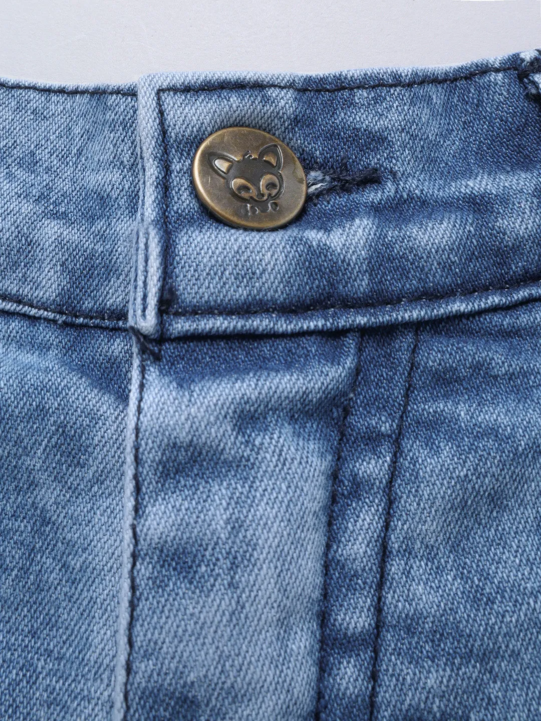 Cotton Denim Flared Jeans for Girls & Boys