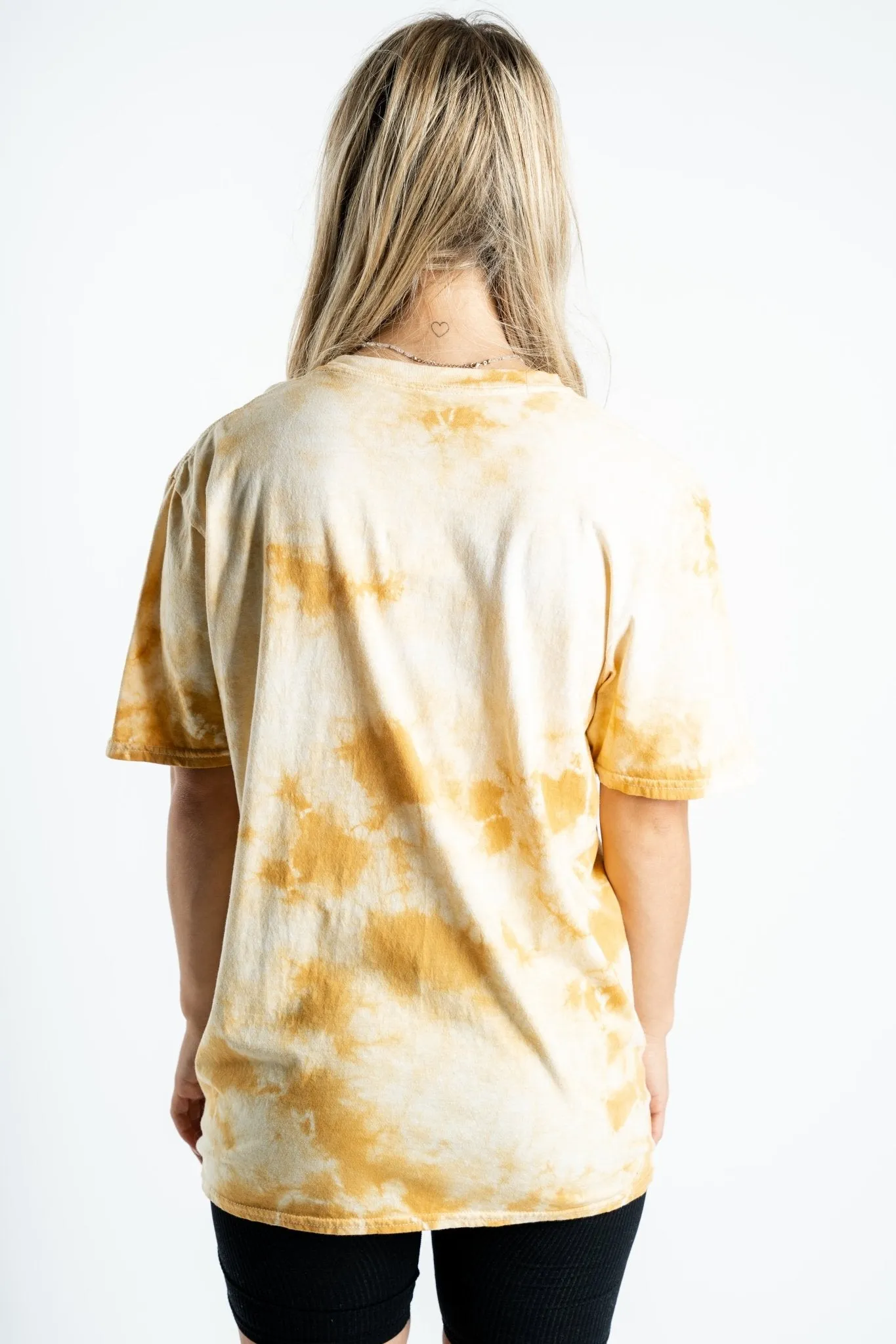 Country roads oversized graphic tee earthy orange