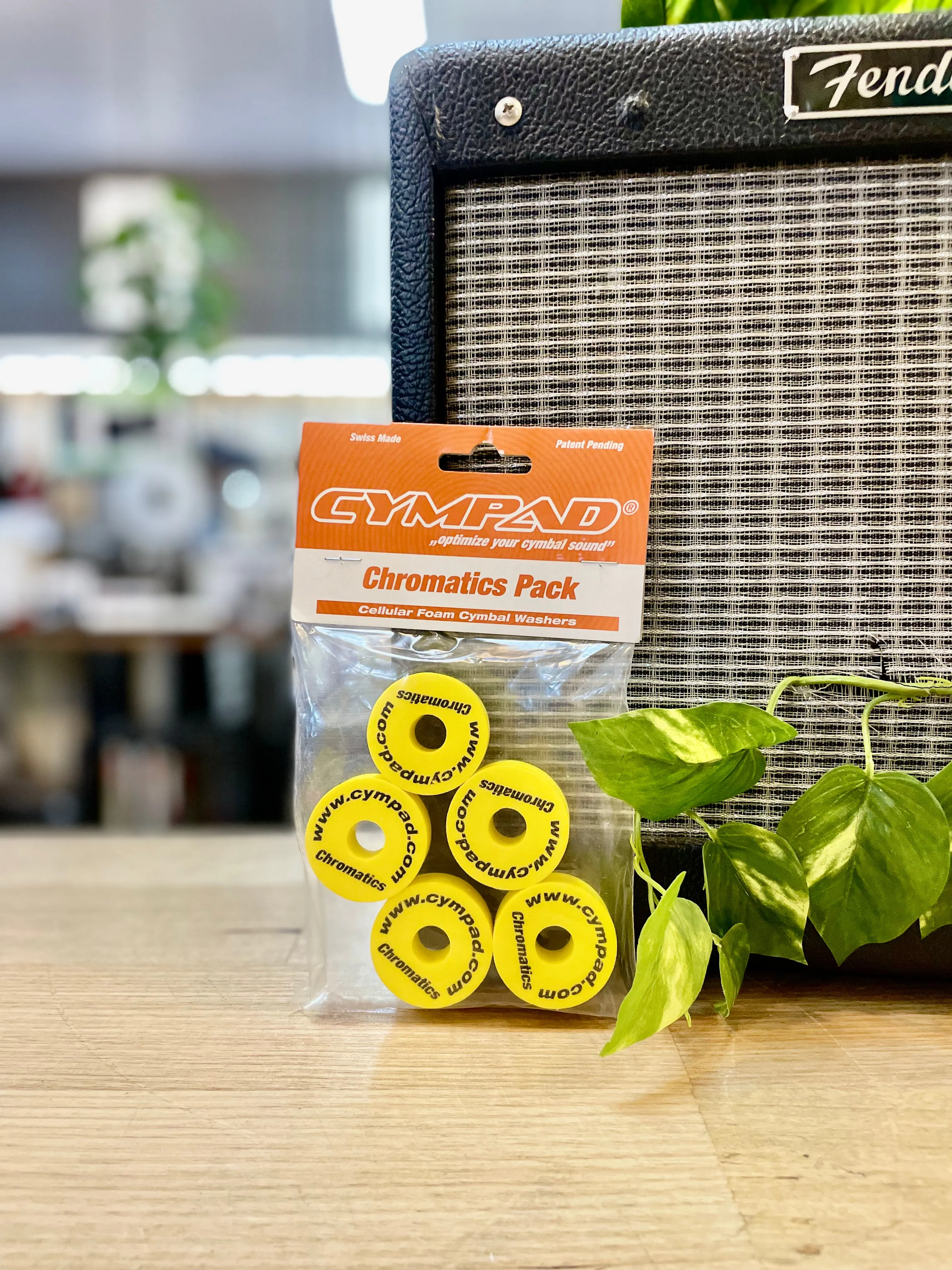 Cympad | Chromatics | Cymbal Pads | 5-Pack | Yellow