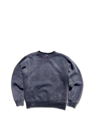 Exclusive Varsity Crewneck - Vintage Distressed Navy Charcoal