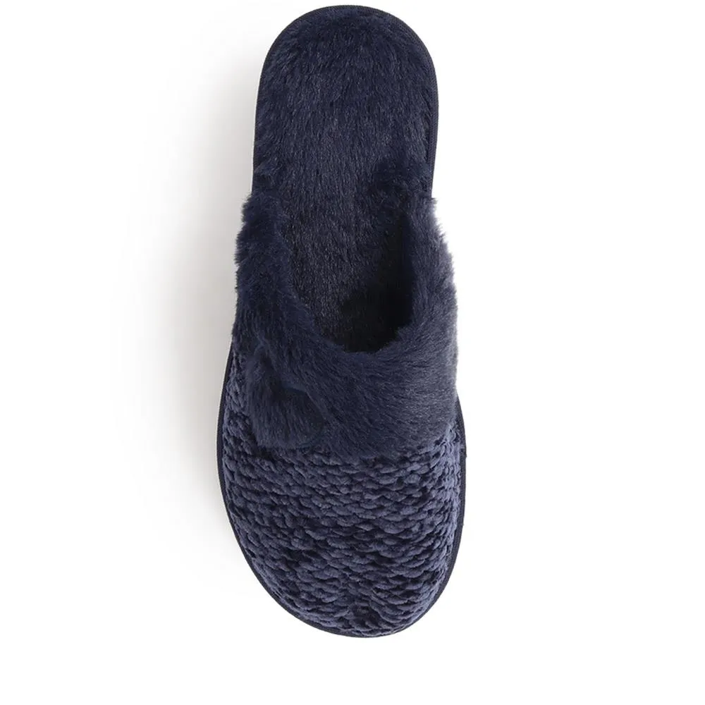 Faux-Fur Mule Slippers  - INB40007 / 326 247