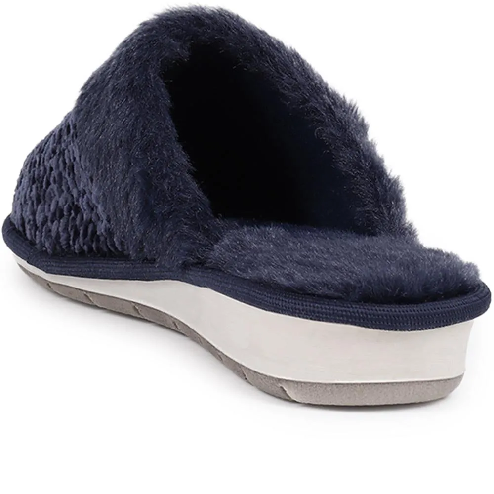 Faux-Fur Mule Slippers  - INB40007 / 326 247