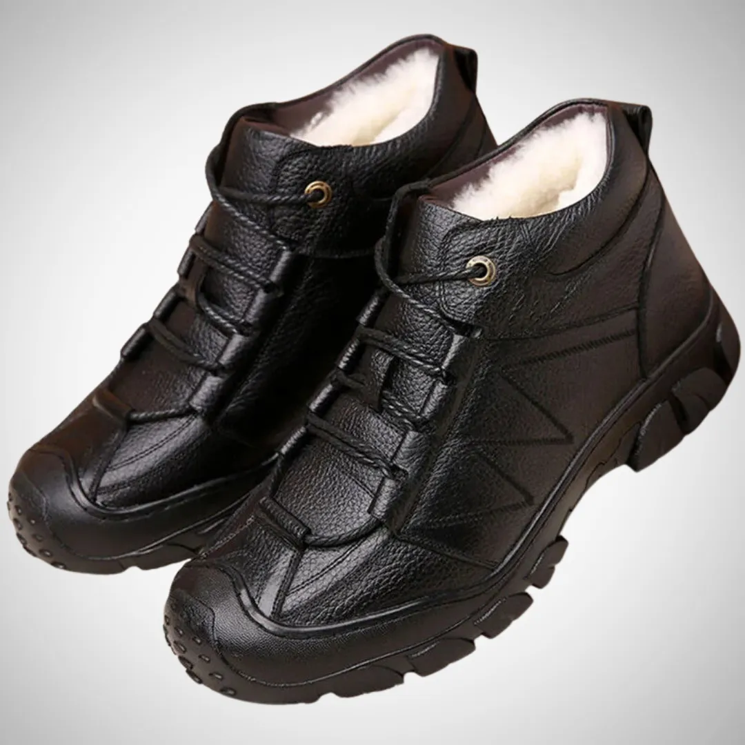 Folke Warm Fur Lined Lace-Up Shoes