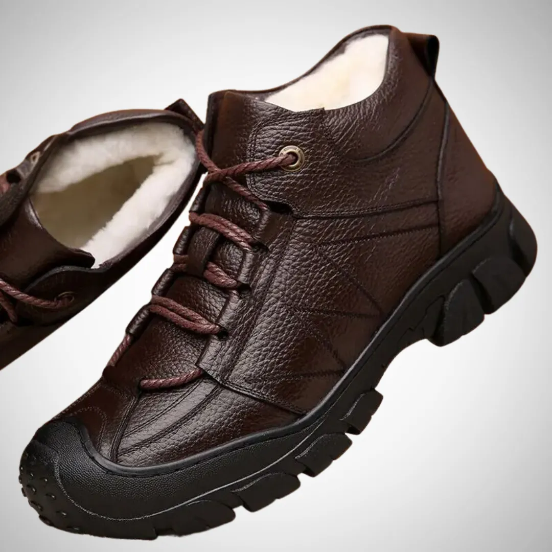 Folke Warm Fur Lined Lace-Up Shoes