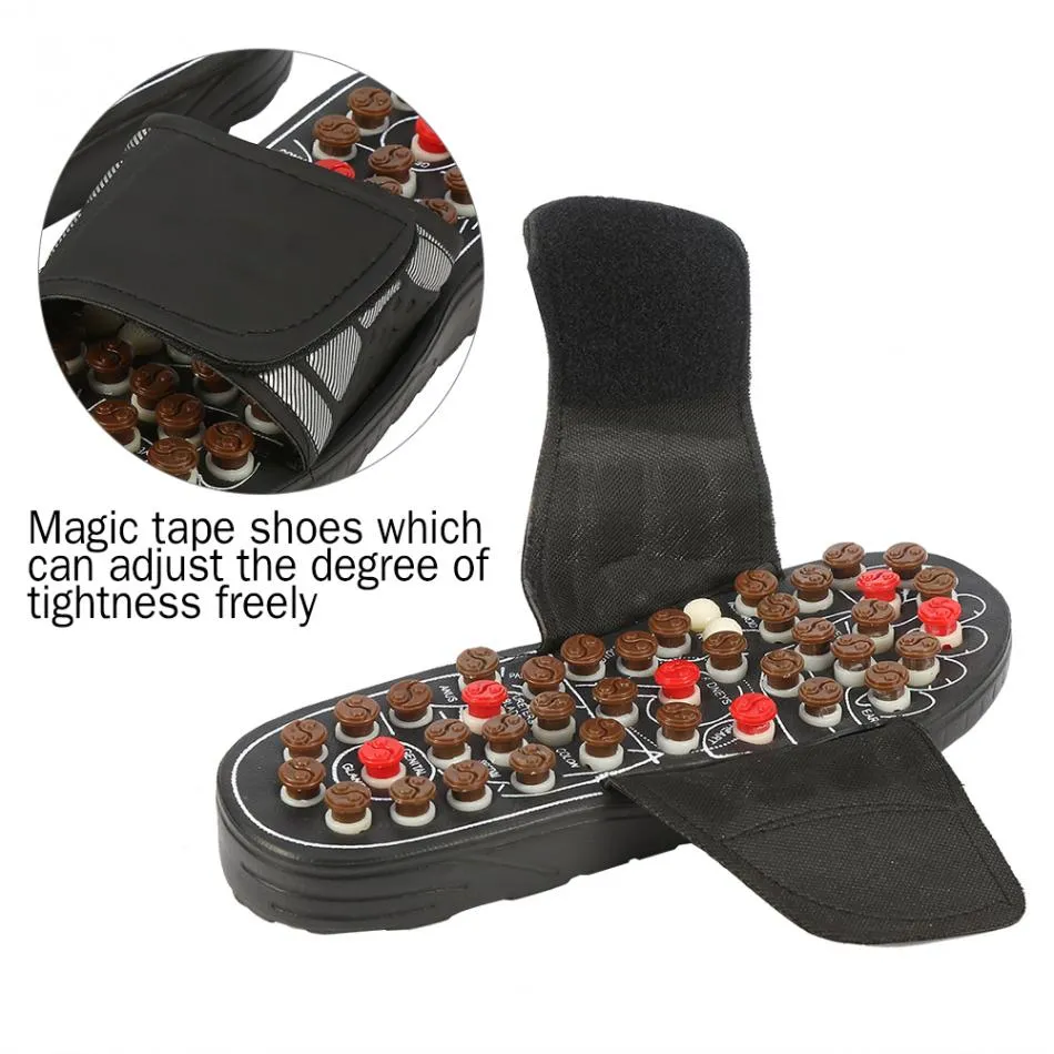 Foot Massage Slippers Acupuncture Therapy Massager Shoes For legs Acupoint Activating Reflexology Feet Care massageador Sandal