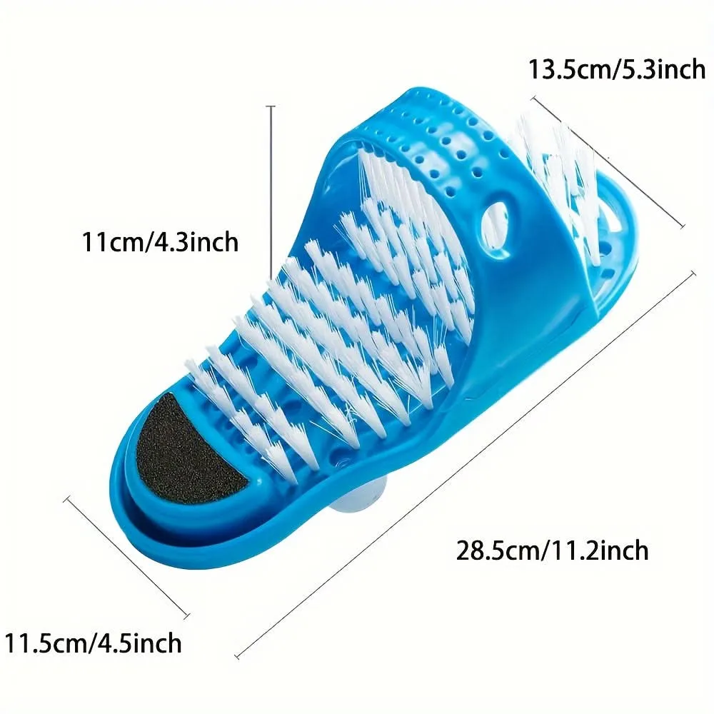 Foot Scrub Massager with Suction Cup for Shower