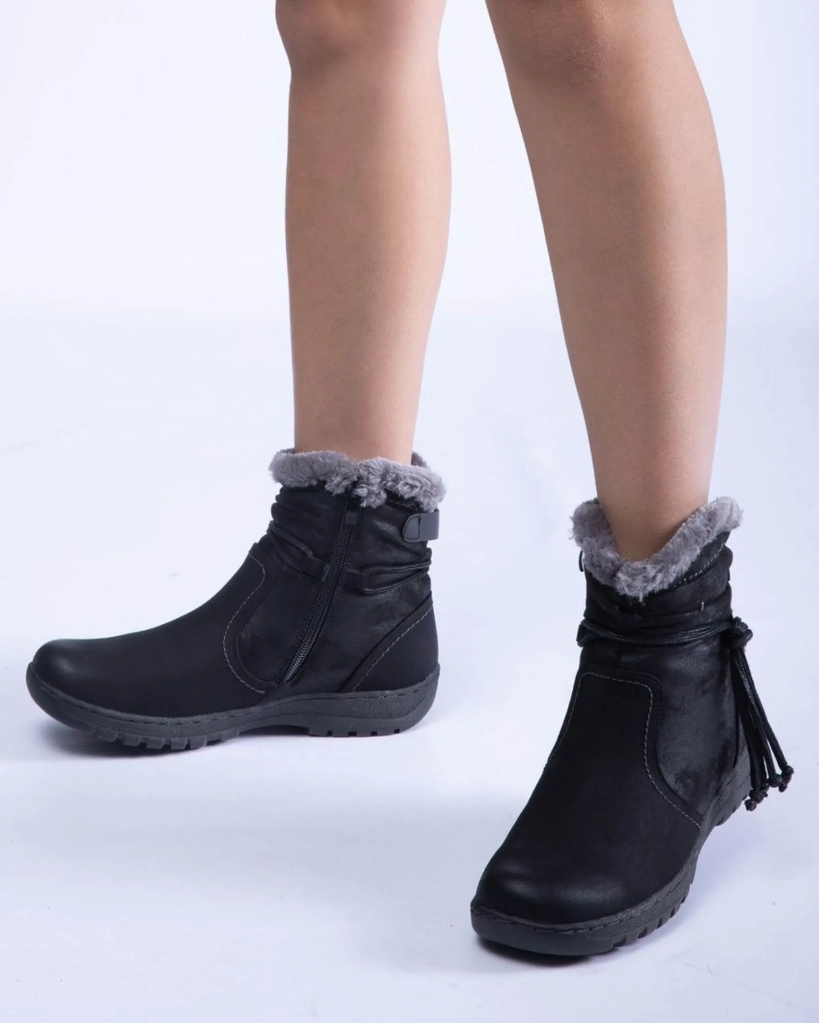 GEMMA ANKLE BOOTS BLACK