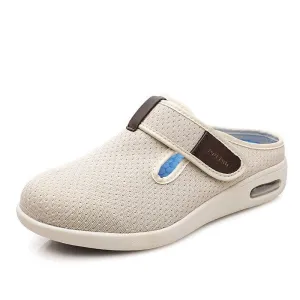 GRW Orthopedic Shoes For Women Open Back Hook&loop Arch Support Slippers Spring Summer