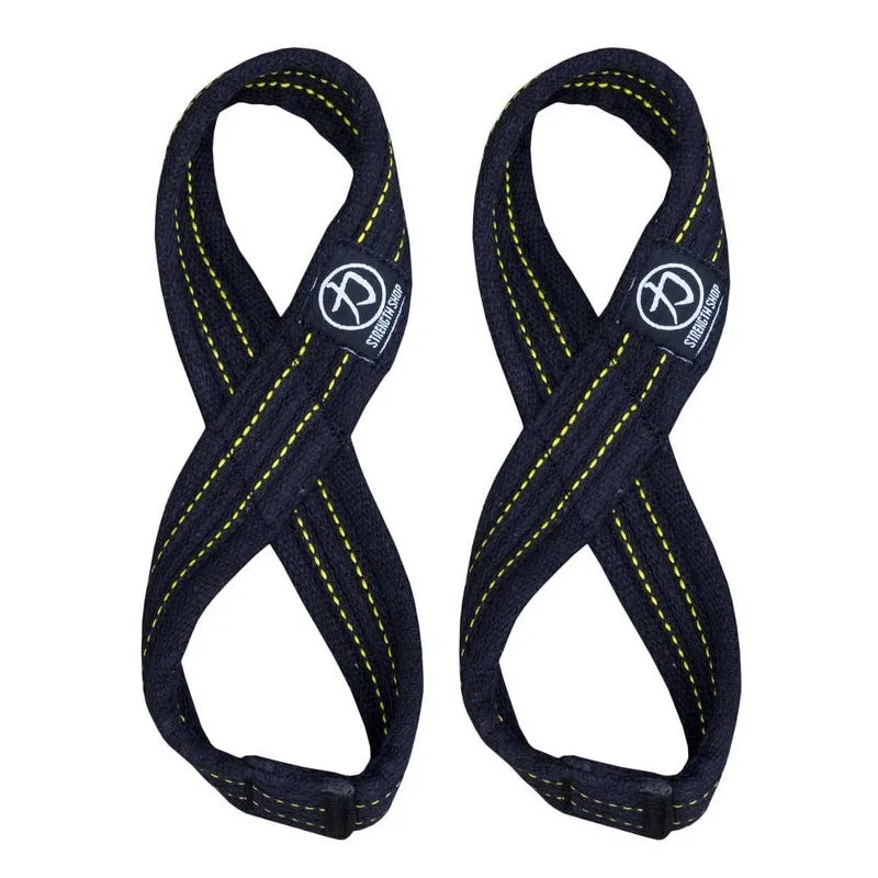 Heavy Duty Figure Eight Lifting Straps - Cotton