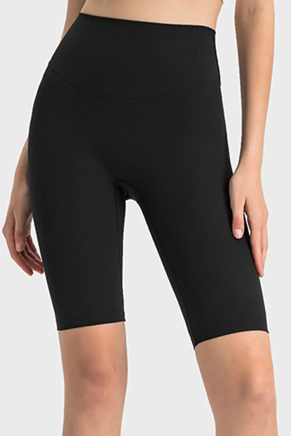 High Waist Tummy Control Seamless Active Shorts