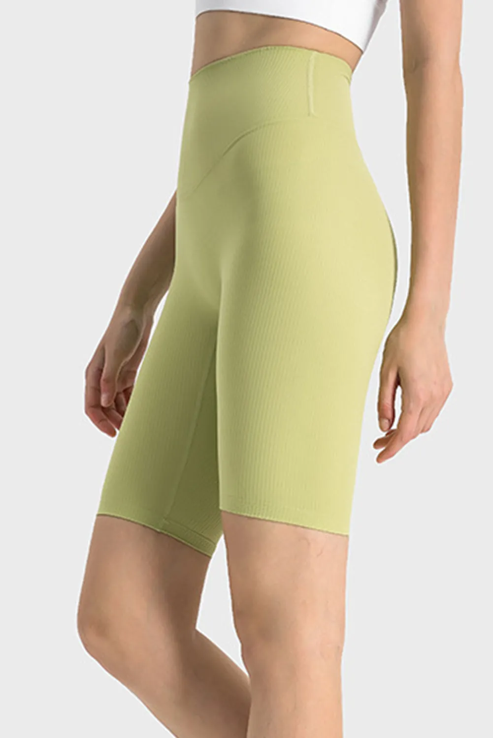 High Waist Tummy Control Seamless Active Shorts
