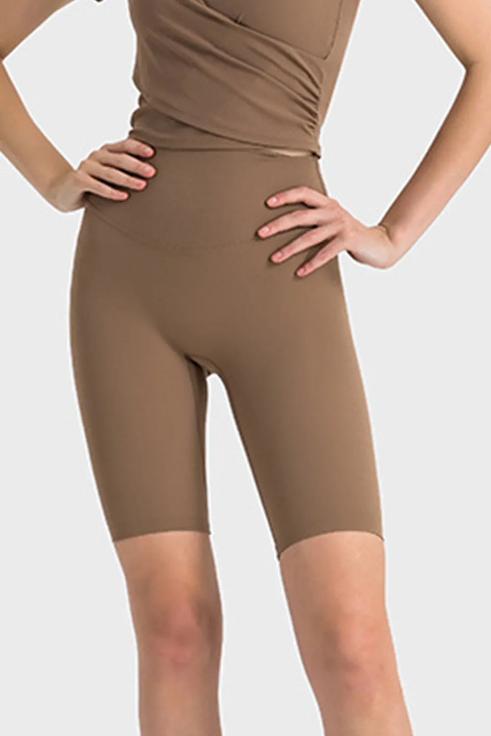 High Waist Tummy Control Seamless Active Shorts