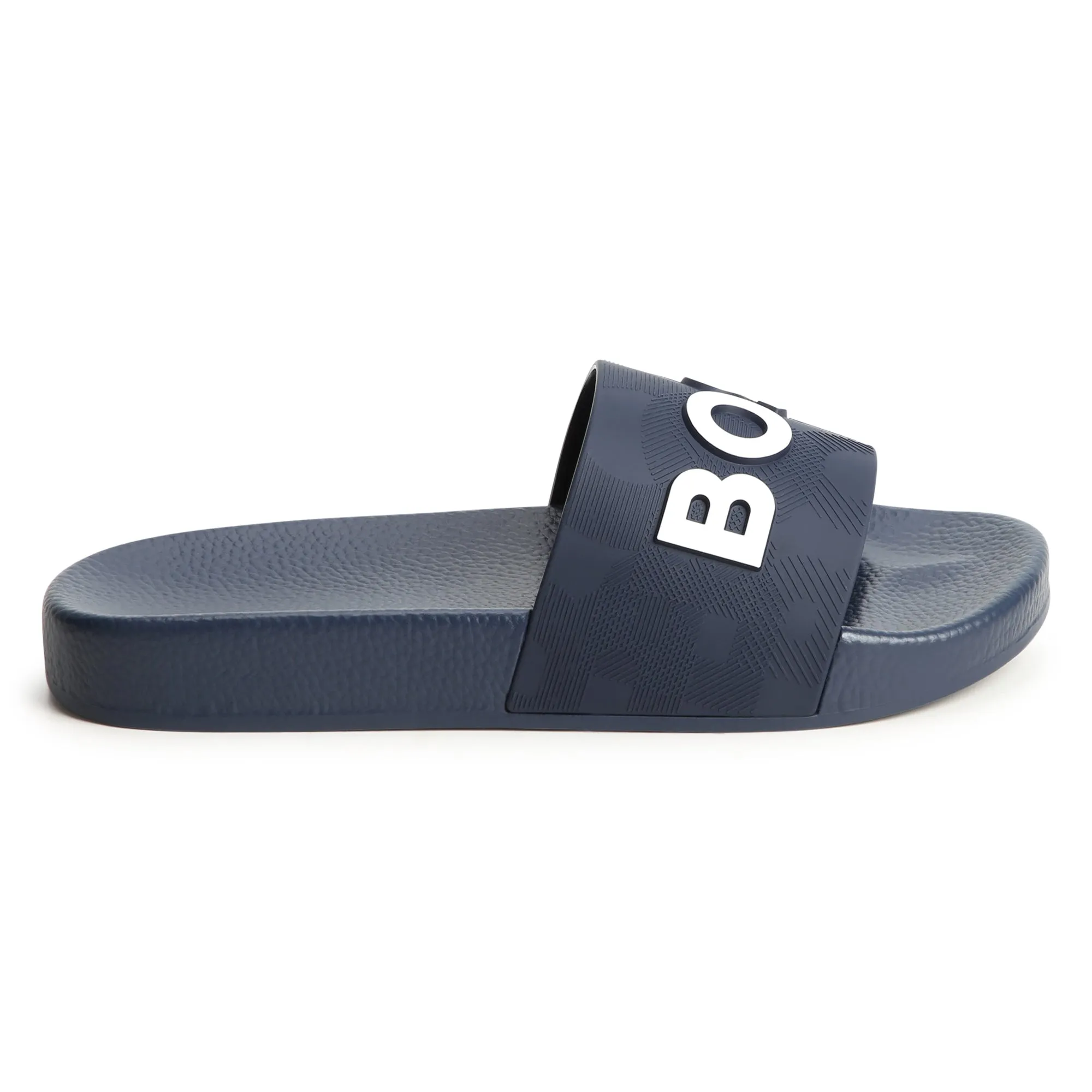 Hugo Boss Boy's Navy Lightweight Logo Sliders
