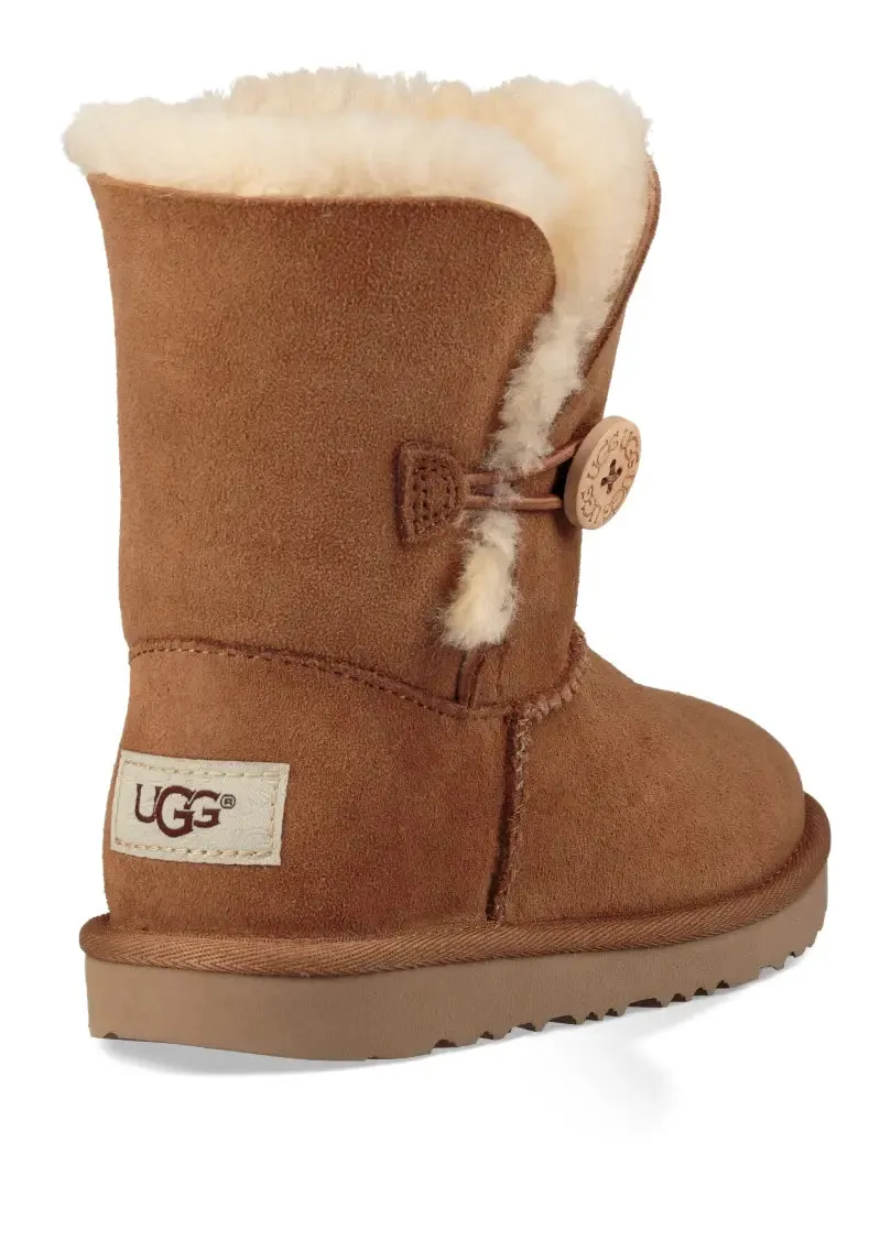 Kids’ UGG Bailey Button II – Cozy Sheepskin Boot with Versatile Style