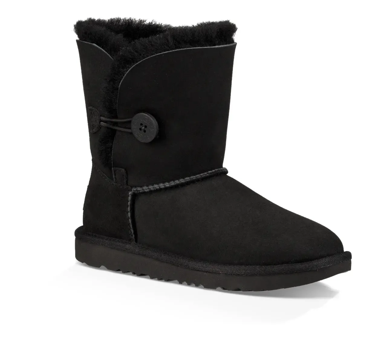 Kids’ UGG Bailey Button II – Cozy Sheepskin Boot with Versatile Style