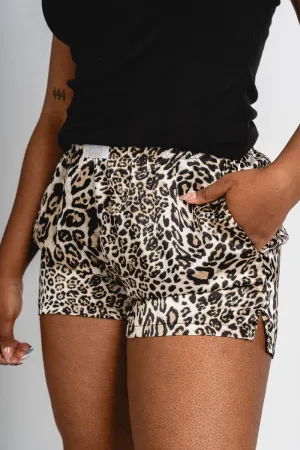 Leopard boxer shorts leopard