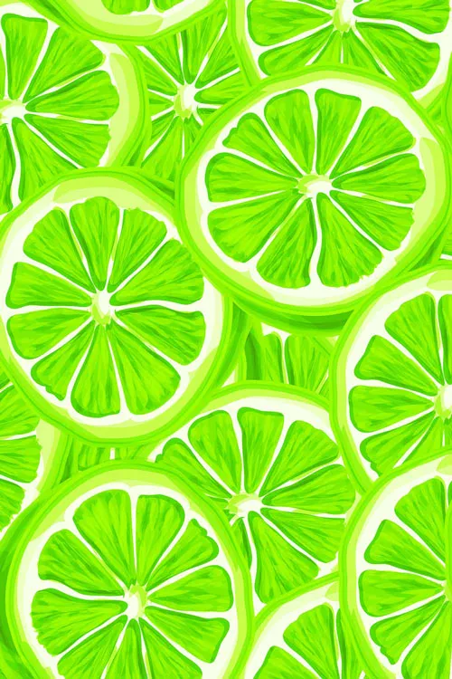 Lime Avenue Cara Green Lemon High-Waist Hipster Bikini Bottom - Women