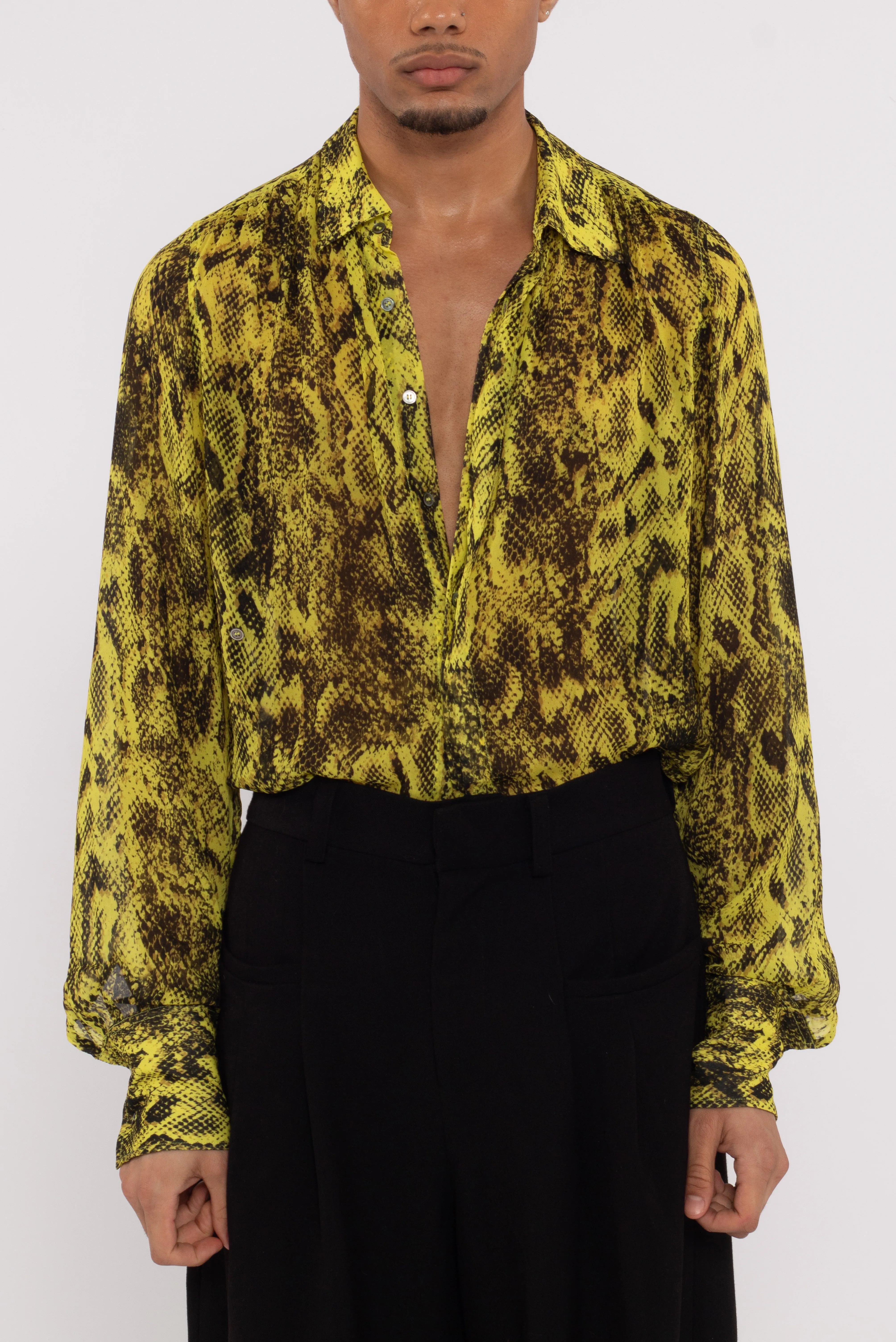 London Yellow Snake Shirt
