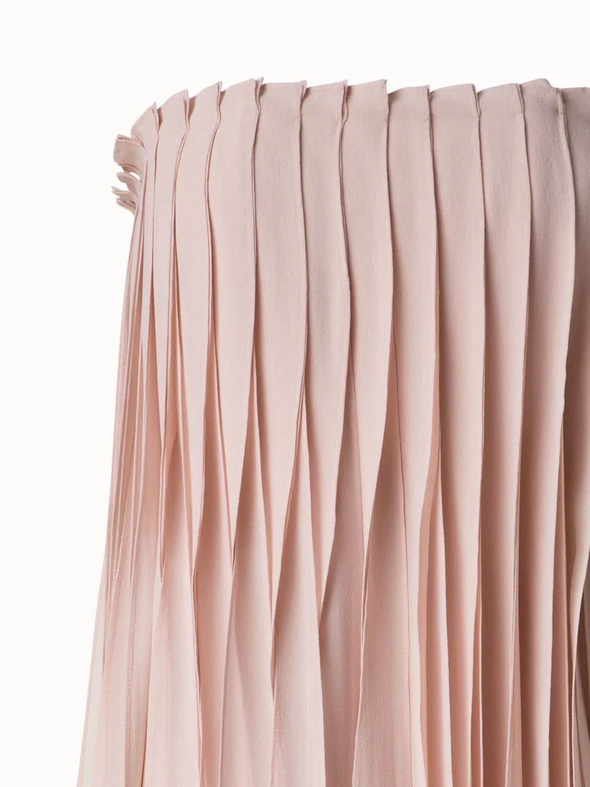 Long Silk Ribbons Corsage Gown