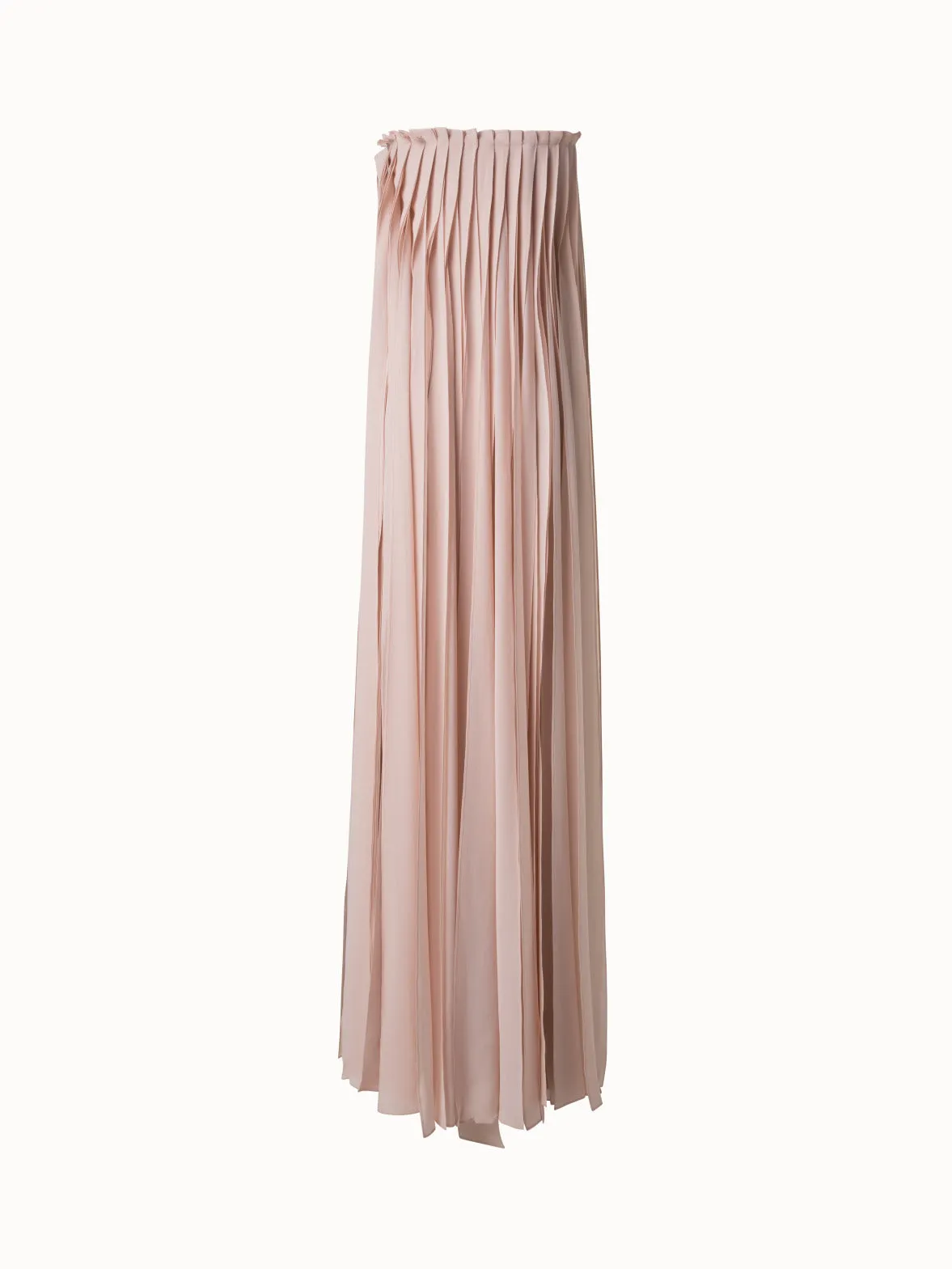 Long Silk Ribbons Corsage Gown